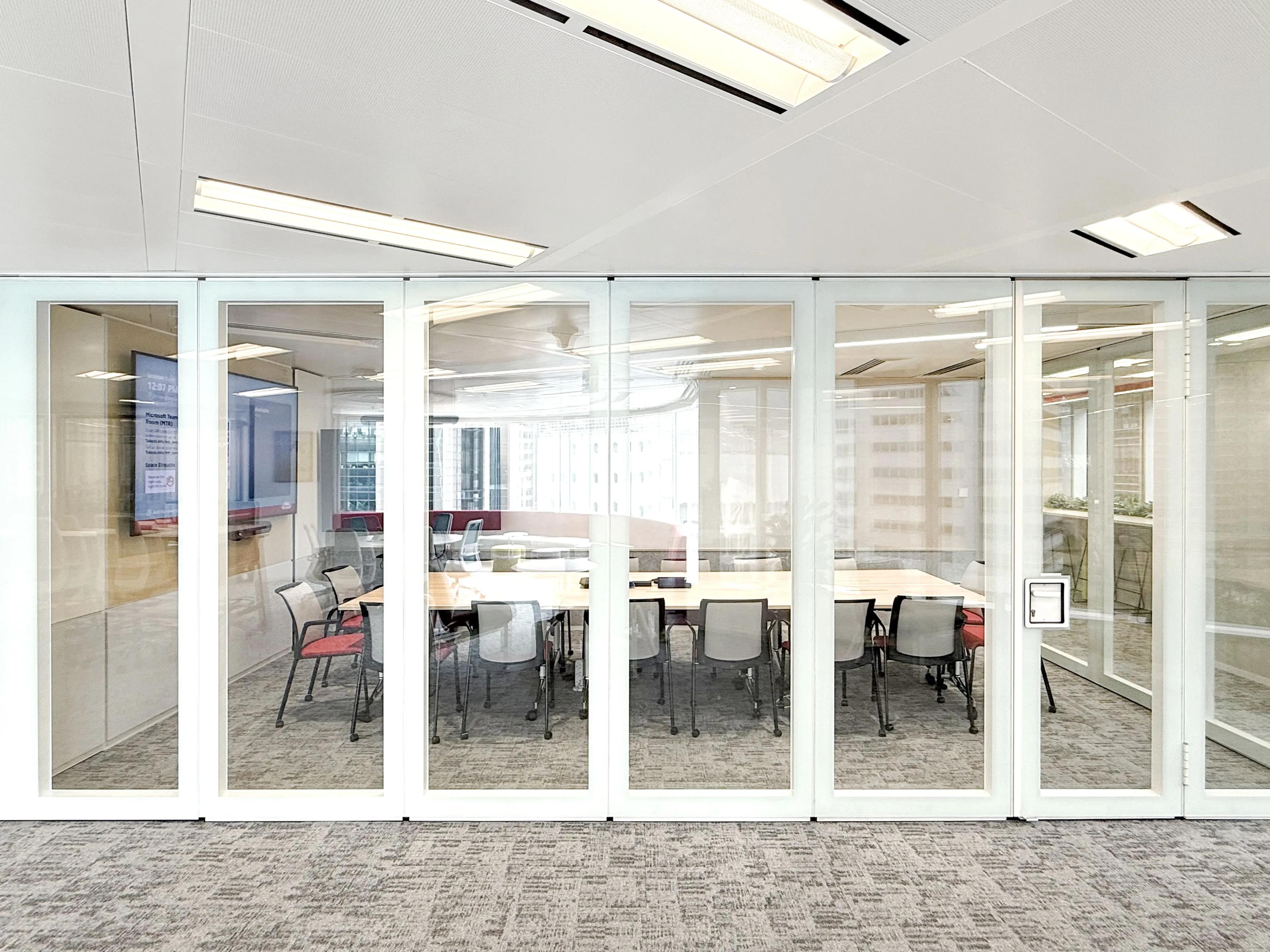 Office folding door detail