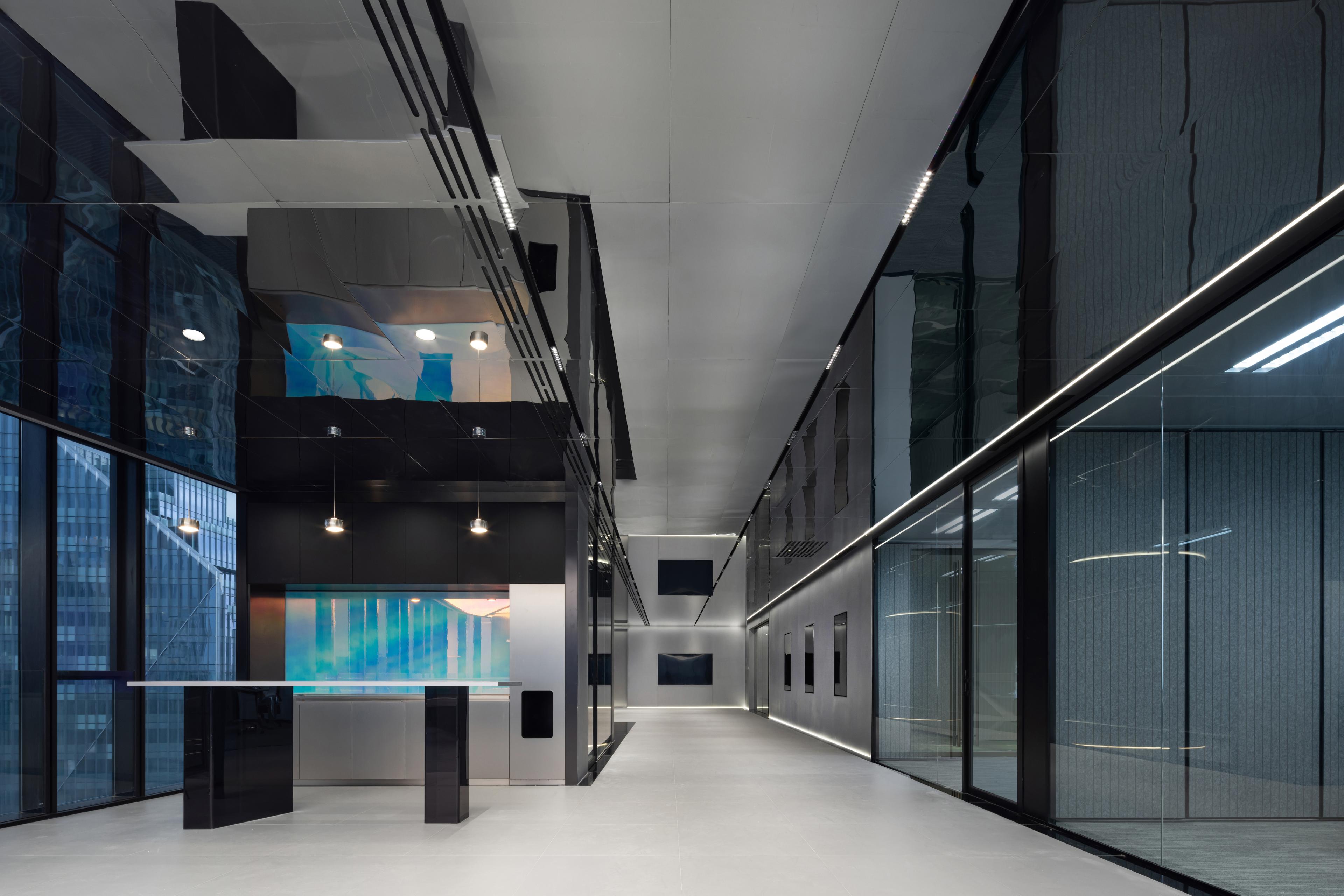 Office corridor view