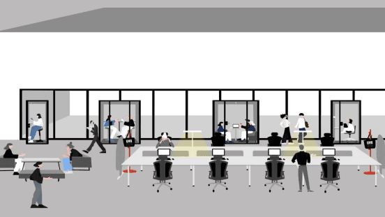 How the Office Supports Productivity and Culture in Hybrid Work